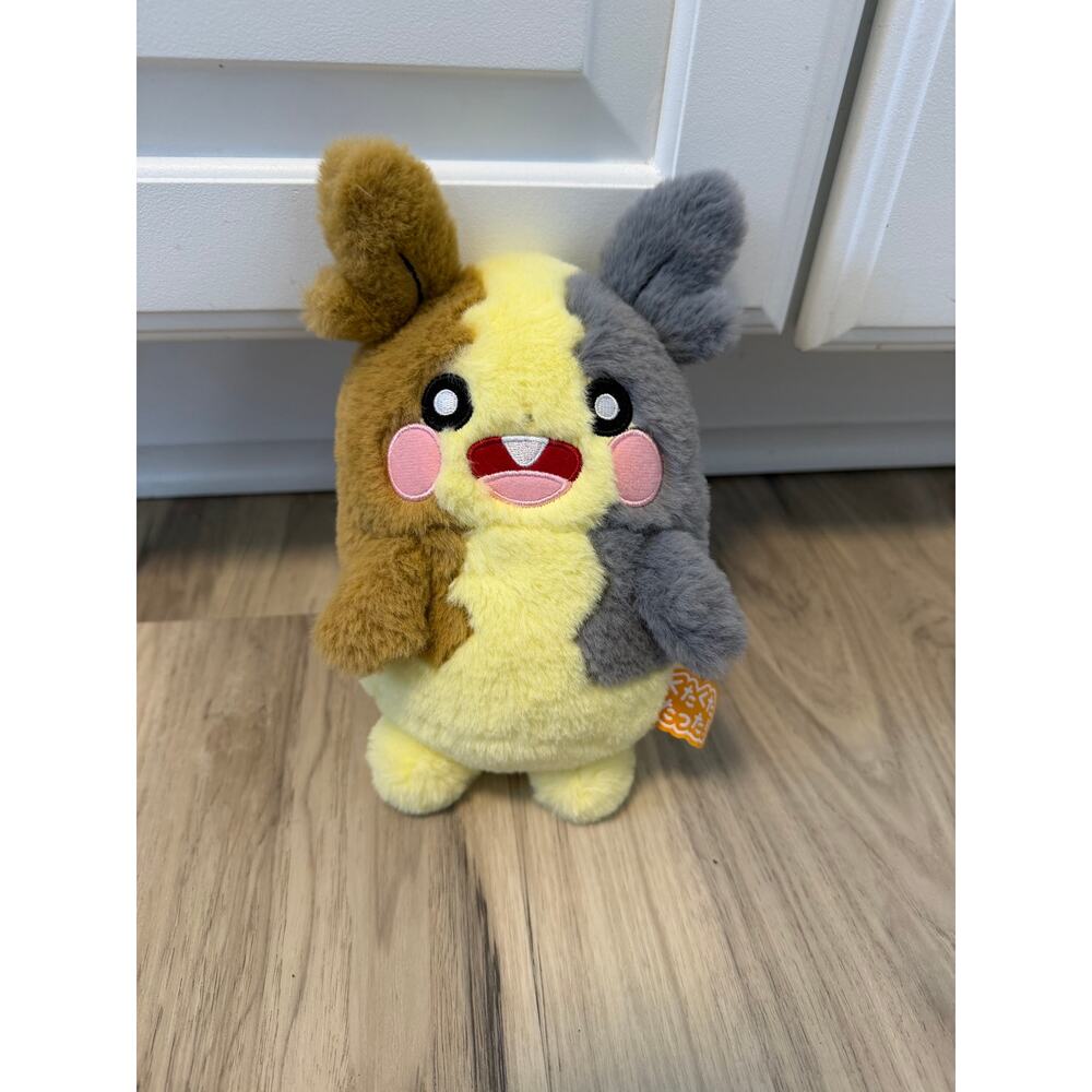 Pokemon Morpeko Kutakutatta Fluffy 8" Plush Toy Pocket Monster Nintendo RARE